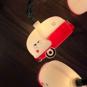 2 Sets. Red and White Camper String Lights